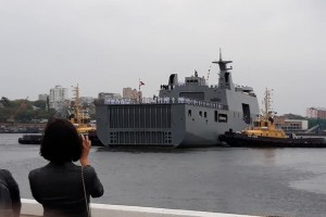 BRP Tarlac now in Russia for first-ever port visit