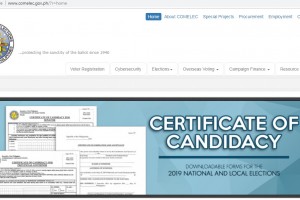 COCs for 2019 polls now downloadable at Comelec website