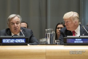 UN chief, Trump vow to fight global drug problem