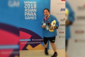 Medina wins table tennis silver in Asian Para Games