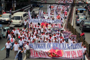 Duterte supporters rally vs. terrorism, radical groups