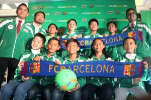 Young athletes return from Milo FC Barcelona camp