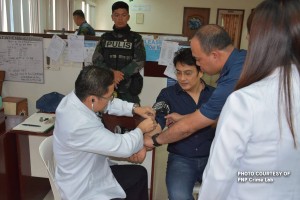 Revilla undergoes medical exam before release from PNP custody