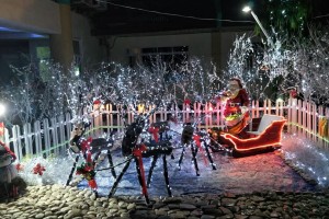Apayao town showcases snow-inspired ‘Christmas village’