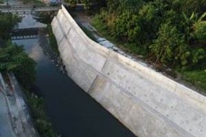 DPWH completes P46.5-M wall along Tullahan River