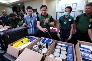 P160.5-M drugs in tomato paste cans, luggage seized in Clark