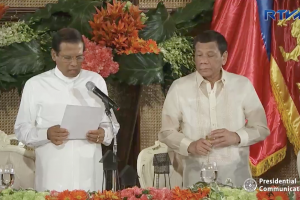 Sirisena invites Duterte for state visit to Sri Lanka