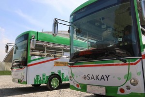 E-jeepneys ply Makati-Mandaluyong route
