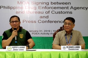 PDEA, BOC renew deal vs. drug smuggling