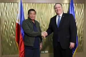 Duterte, Pompeo discuss reg'l security, counter terrorism