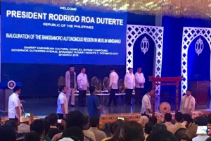 PRRD leads BARMM inauguration, vows to work for region’s success