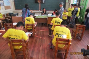 Baguio inmates cast votes in Monday's polls