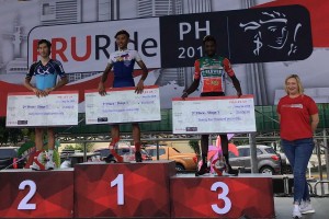 Grospe wins 1st stage of PRURide race in Subic