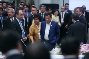 Duterte flies home from ASEAN meetings