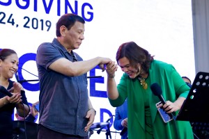PRRD urges Sara to ‘take over’ anti-drug campaign in schools