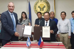 PH signs P44-B agri project deal with Israel