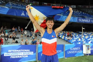 Obiena captures pole vault gold at 30th Napoli Universiade