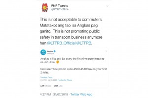 Angkas sorry for 'inappropriate tweet' following backlash