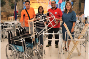 DOH distributes assistive devices to Calabarzon PWDs