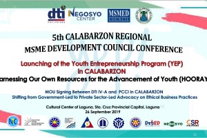 DTI to launch youth entrepreneurship program in Calabarzon