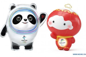 Beijing 2022 Winter Olympics, Paralympic mascots unveiled