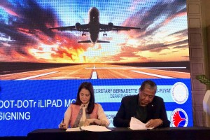 DOT, DOTr sign pact to boost airport, route dev't programs