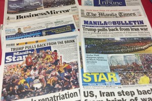 Banner stories of Manila's leading newspapers, Mon. Feb. 3, 2020