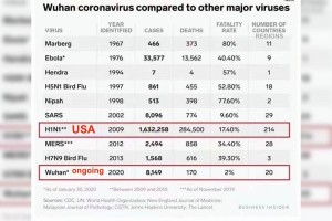 Novel Coronavirus: Facts and Hysteria