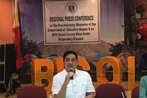 DepEd-Bicol suspends February events due to nCoV