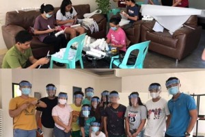  Students make face shields for Iloilo health workers