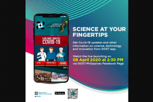 DOST opens app featuring Covid-19 updates, info on sci-tech