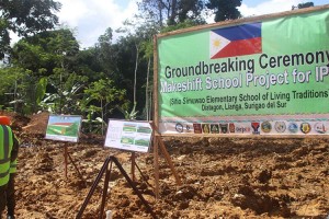 Construction of IP school in Surigao Sur town starts