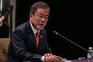 South Korean leader urges North to continue peace push