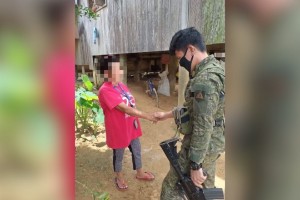 N. Samar Army lauds NPA loyal supporter's peace efforts