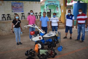 Camotes farmers’ group gets multi-cultivator tillers from DA