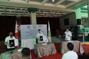 PDEA, DDB, FDA sign agreement regulating sale of controlled drugs