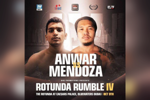 Mendoza to fight Anwar in Dubai Oct. 9