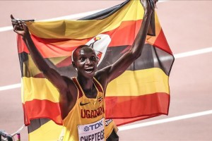 Ugandan runner smashes 10K-meter track world record