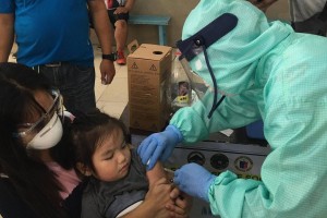 Immunization activities resume in Bicol after series of typhoons