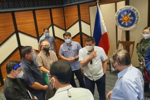 Duterte meets with Ebrahim in Davao City