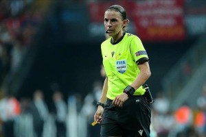 1st woman to referee UEFA Champions League game