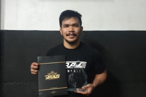 Filipino mixed martial artist named Brave's Fighter of the Year