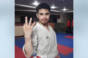 Pinoy karateka ends year with hat trick