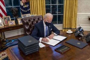 17 orders signed undoing Trump's policies
