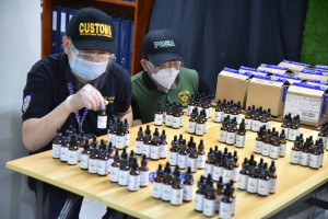 116 bottles of liquid marijuana seized in Pasay