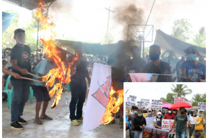 Ex-NPAs torch rebel flags, declare group as persona non grata