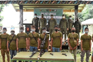 10 Abu Sayyaf members surrender in Sulu