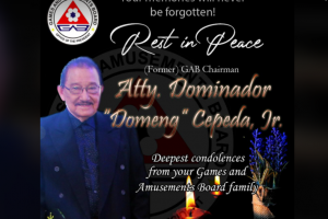 Former GAB chairman Cepeda passes away   