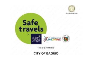 Baguio gets ‘safe travel’ stamp from world tourism body