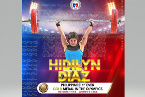 Hidilyn Diaz wins PH’s first-ever Olympic gold